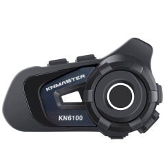 Knmaster KN6100 Kask İnterkom Bluetooth Kulaklık Seti Siyah