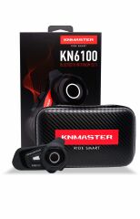 Knmaster KN6100 Kask İnterkom Bluetooth Kulaklık Seti Siyah