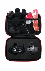 Knmaster KN6100 Kask İnterkom Bluetooth Kulaklık Seti Siyah