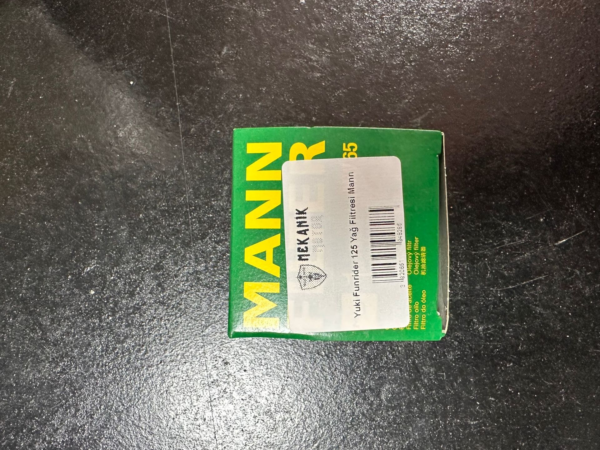 Yuki Funrider 125 Yağ Filtresi Mann
