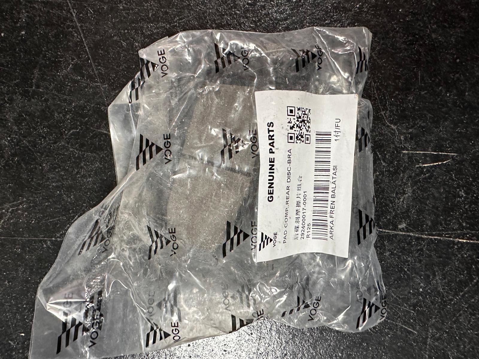 Voge R125 Arka Balata