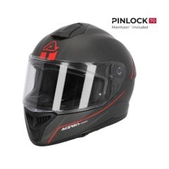 ACERBİS TARMAK CARBON 22-06 KASK SİYAH KIRMIZI