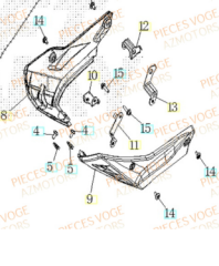 VOGE R125 MOTOR KORUMA SOL