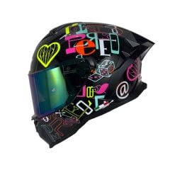 SWAY 867 PERİ Kask Colorful