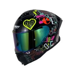 SWAY 867 PERİ Kask Colorful