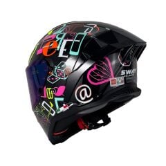 SWAY 867 PERİ Kask Colorful