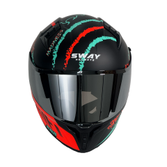 SWAY 869 DRIFT Kask Black Red