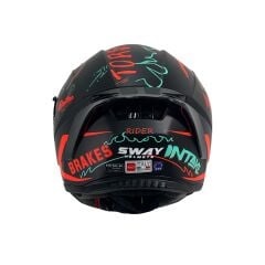 SWAY 869 DRIFT Kask Black Red