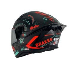 SWAY 869 DRIFT Kask Black Red