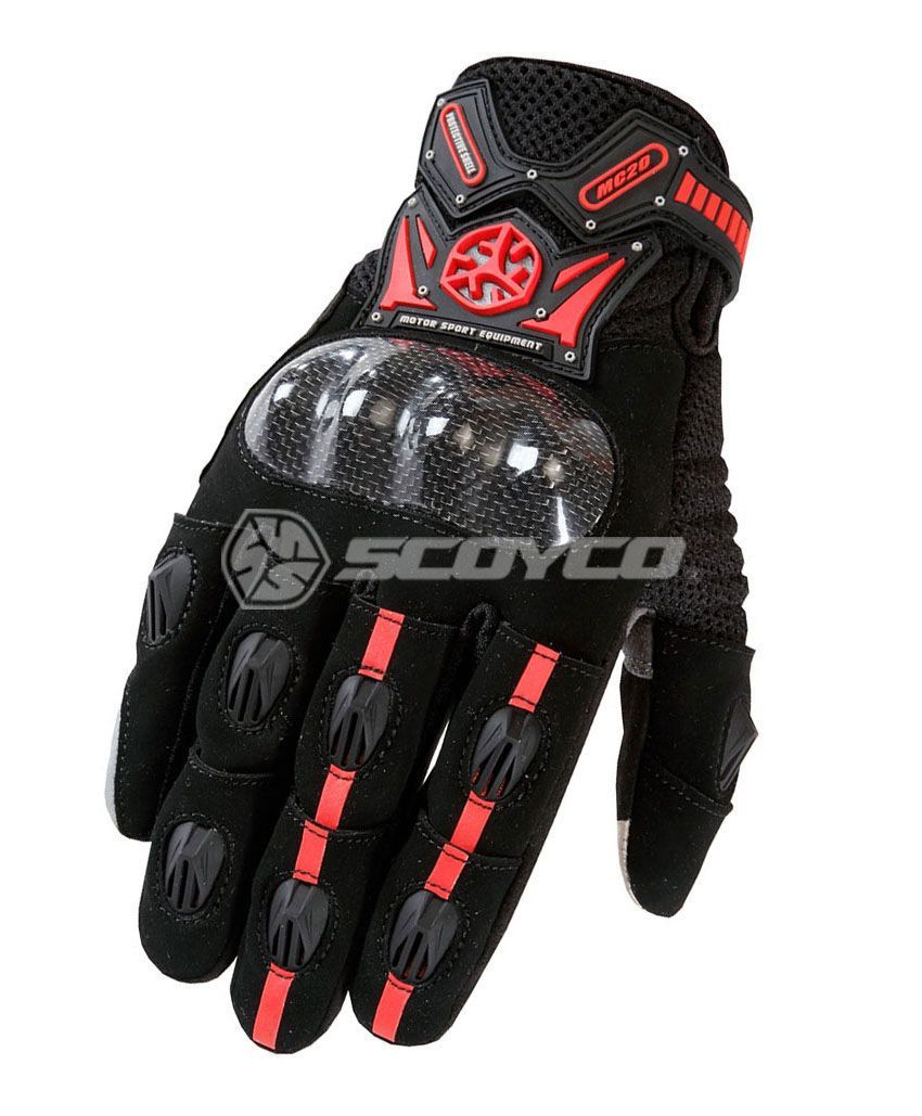 Scoyco MC20 Eldiven Kırmızı