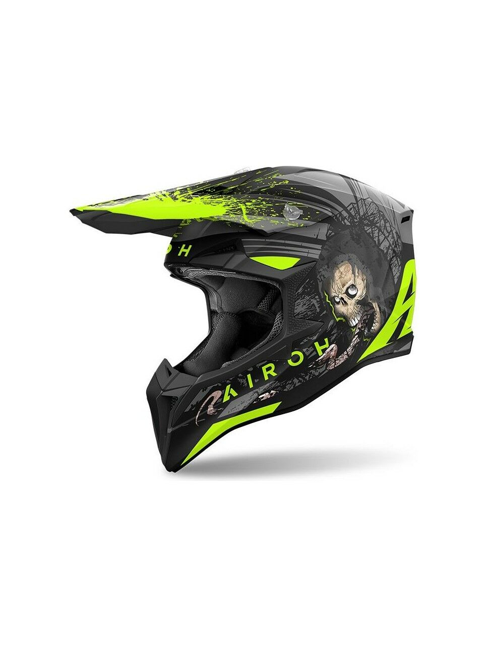 AIROH WRAAP DARKNESS MATT KASK