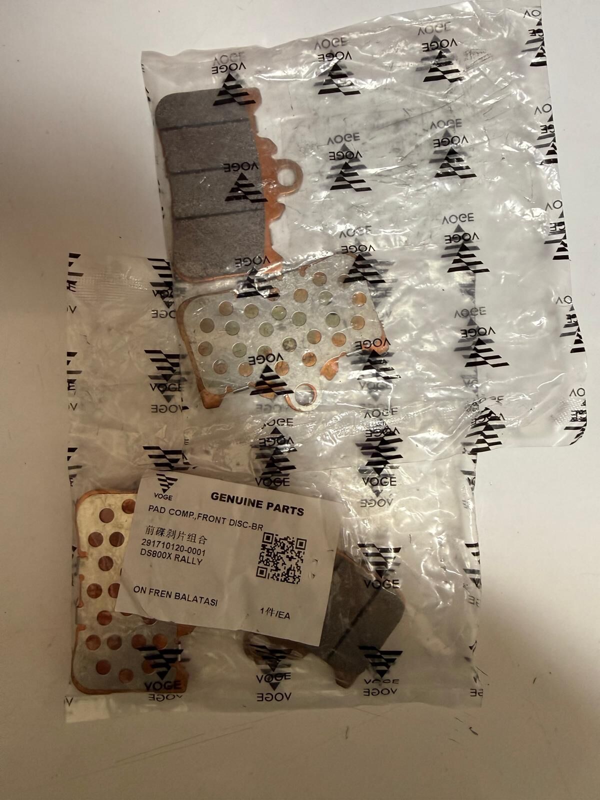 Voge Ds800x Ön Fren Balatası Seti