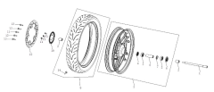 Voge R125 Ön Jant Sarı