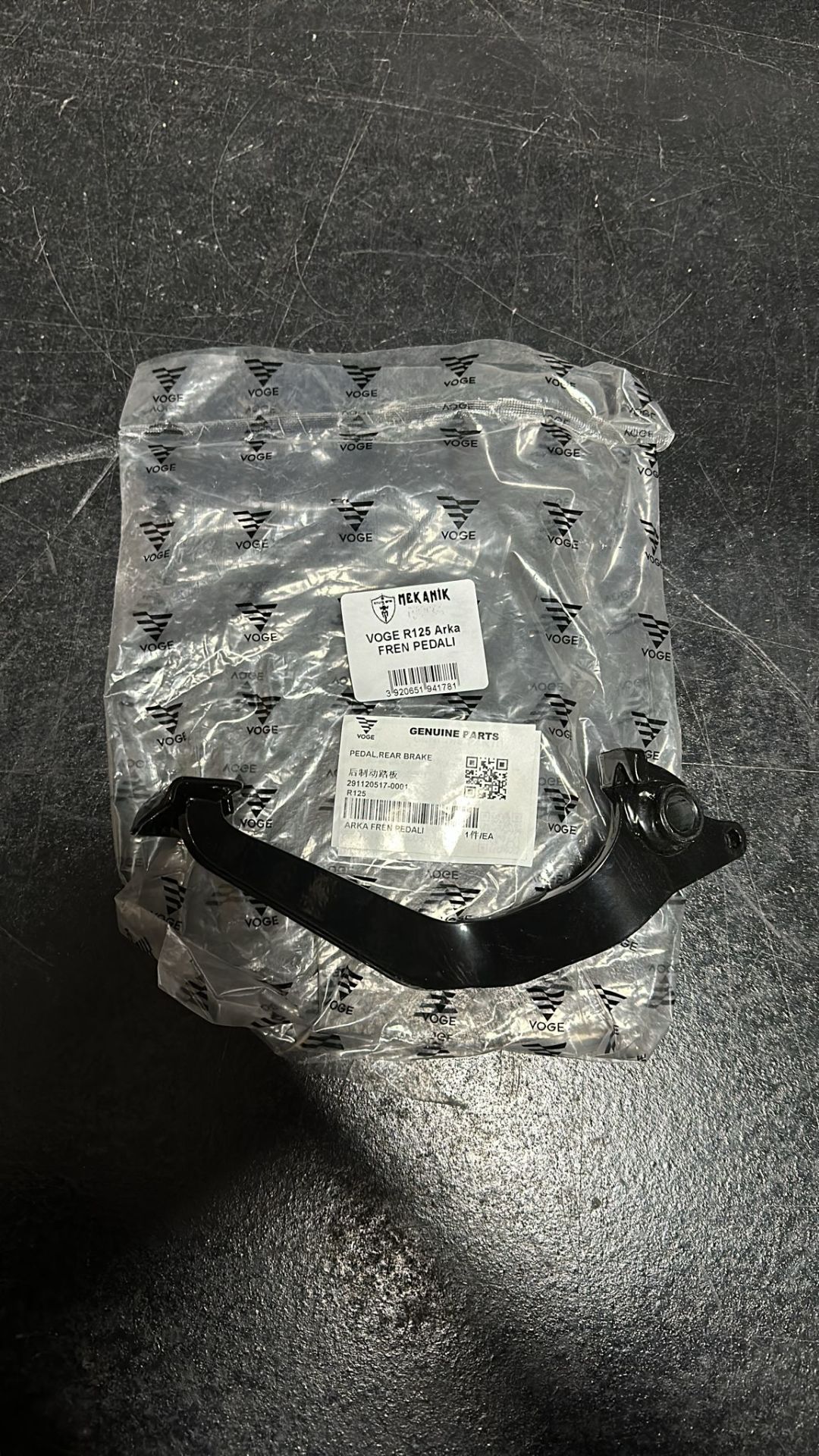 Voge R125 Arka Fren Pedalı