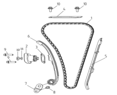 Voge R125 Eksantrik Gergisi