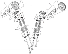 Voge R125 Sübap Keçesi