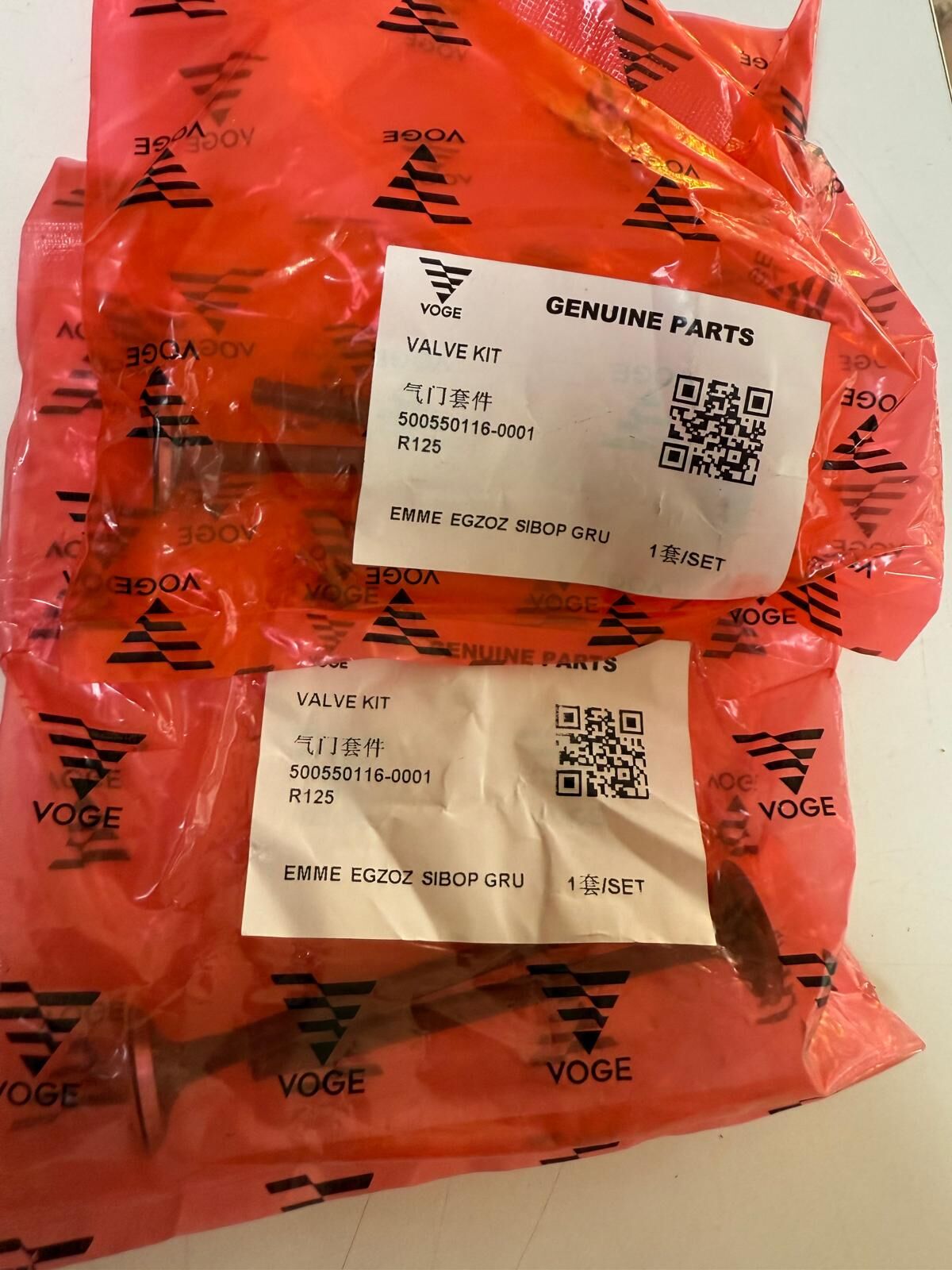 Voge R125 Sübap Takımı