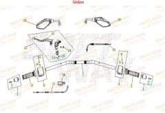 Voge R125 Gidon Topuzu Seti