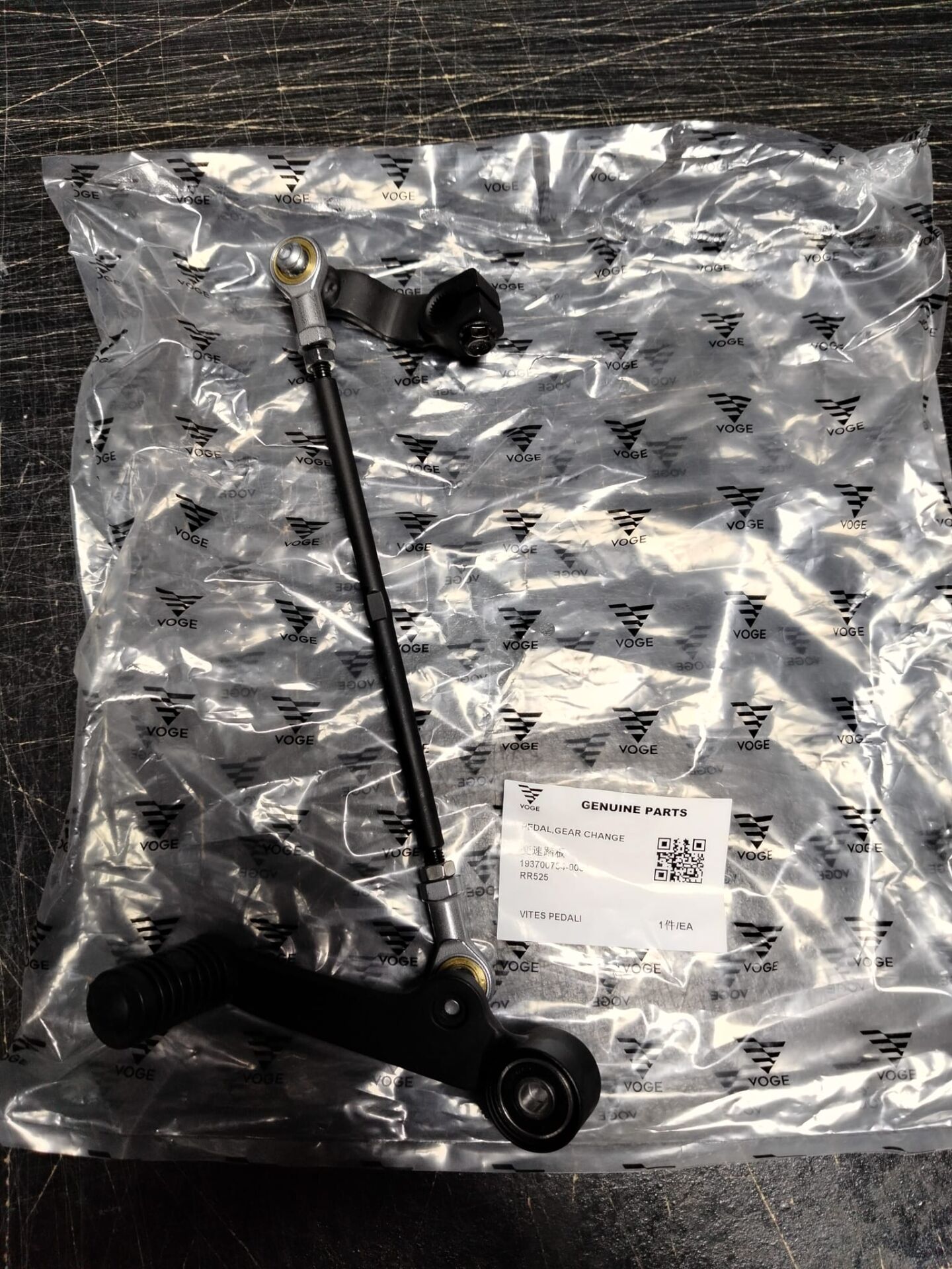 Voge 525 Rr Vites Pedalı Set