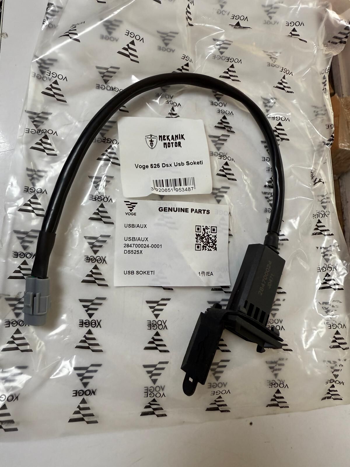 Voge 525 Dsx Usb Soketi