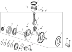 Voge R125 Krank Komple