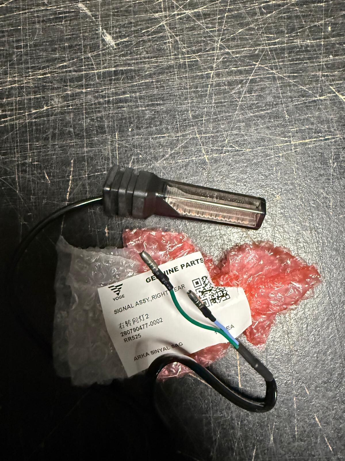 Voge 525 Rr Arka Sinyal Sağ