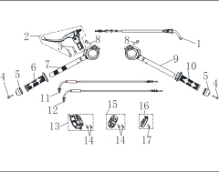 Voge 525 Rr Düğme Butonu Sol