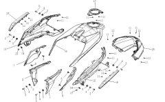 Voge R125 Yan Sağ Dekor Kapak