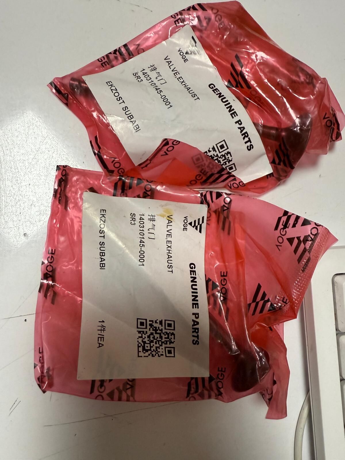 Voge Sr3 Eksoz Sübabı SETİ