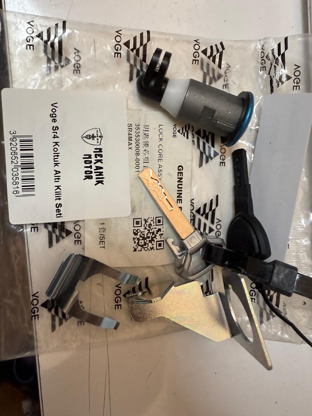 Voge Sr4 Koltuk Altı Kilit Seti