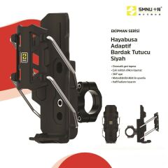 SMNU HAYABUSA ADAPTİF BARDAK TUTUCU Siyah