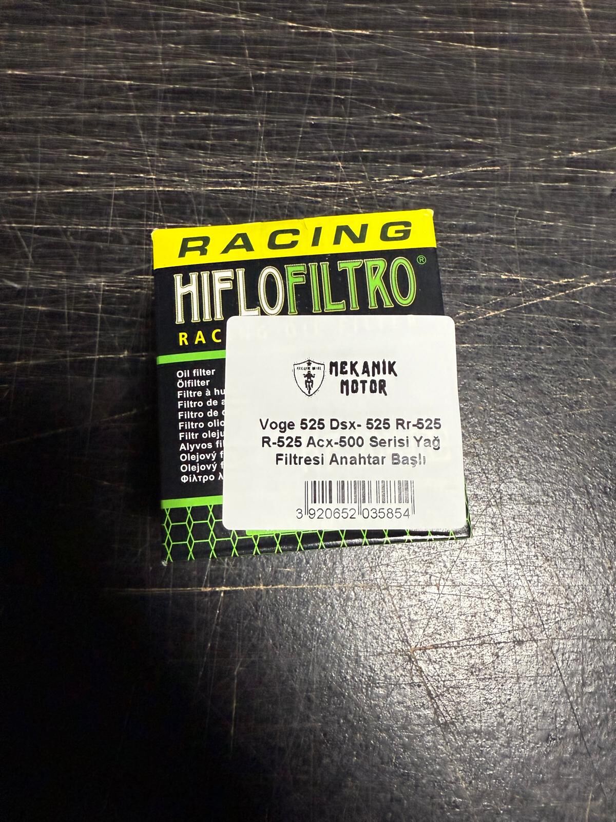 Voge 525 Dsx- 525 Rr-525 R-525 Acx-500 Serisi Yağ Filtresi Anahtar Başlı