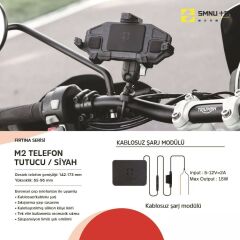SMNU M2 TELEFON TUTUCU Siyah