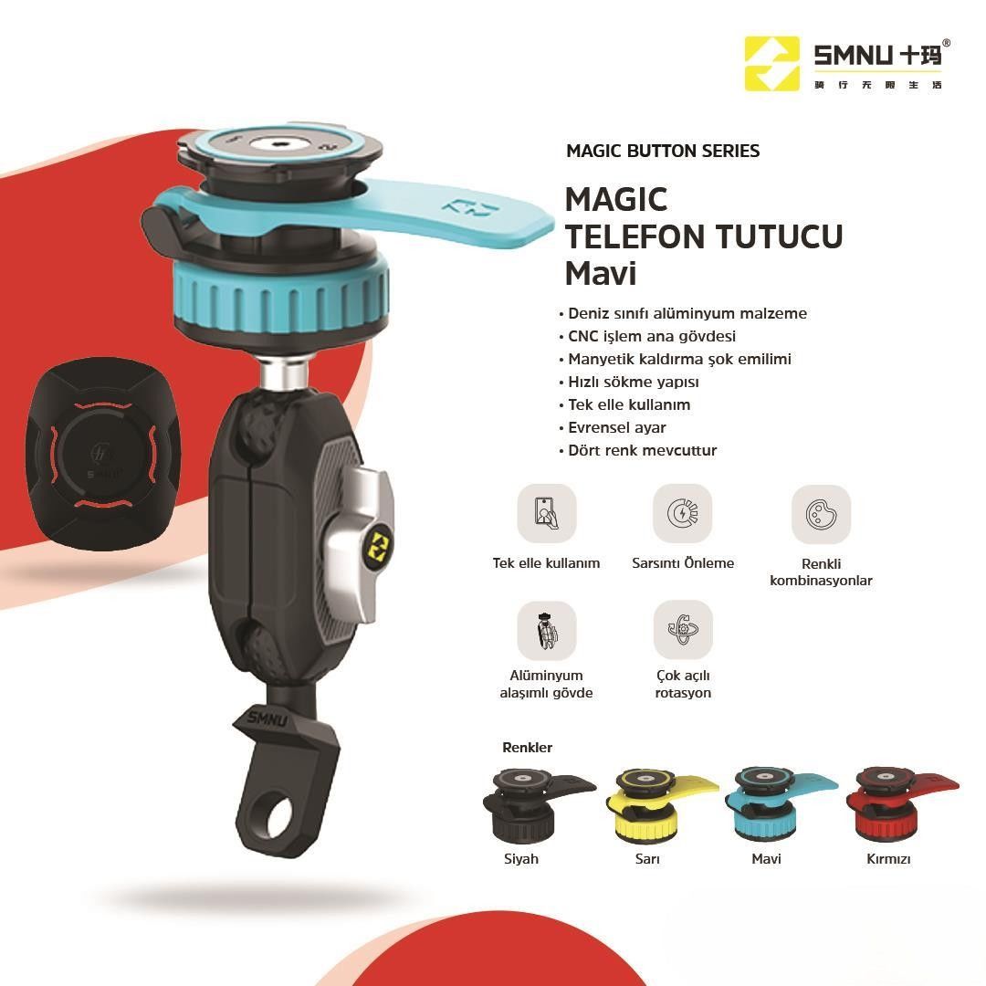 SMNU MAGIC TELEFON TUTUCU Mavi