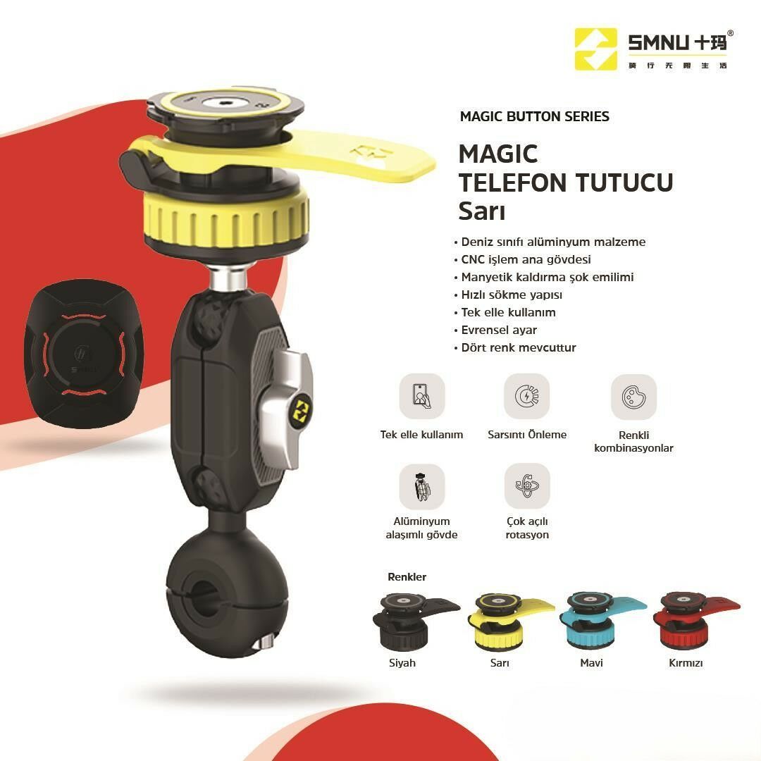SMNU MAGIC TELEFON TUTUCU Sarı
