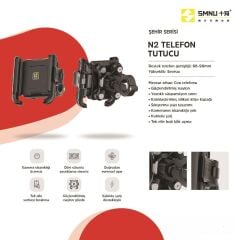 SMNU N2 TELEFON TUTUCU SİYAH