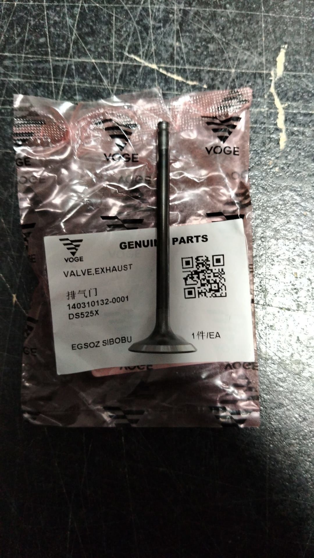 Voge 525 Dsx Egzoz Sübap