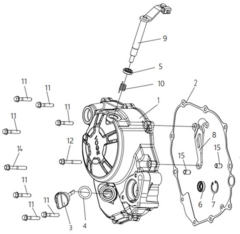 Voge R125 Debriyaj Kapak Contası