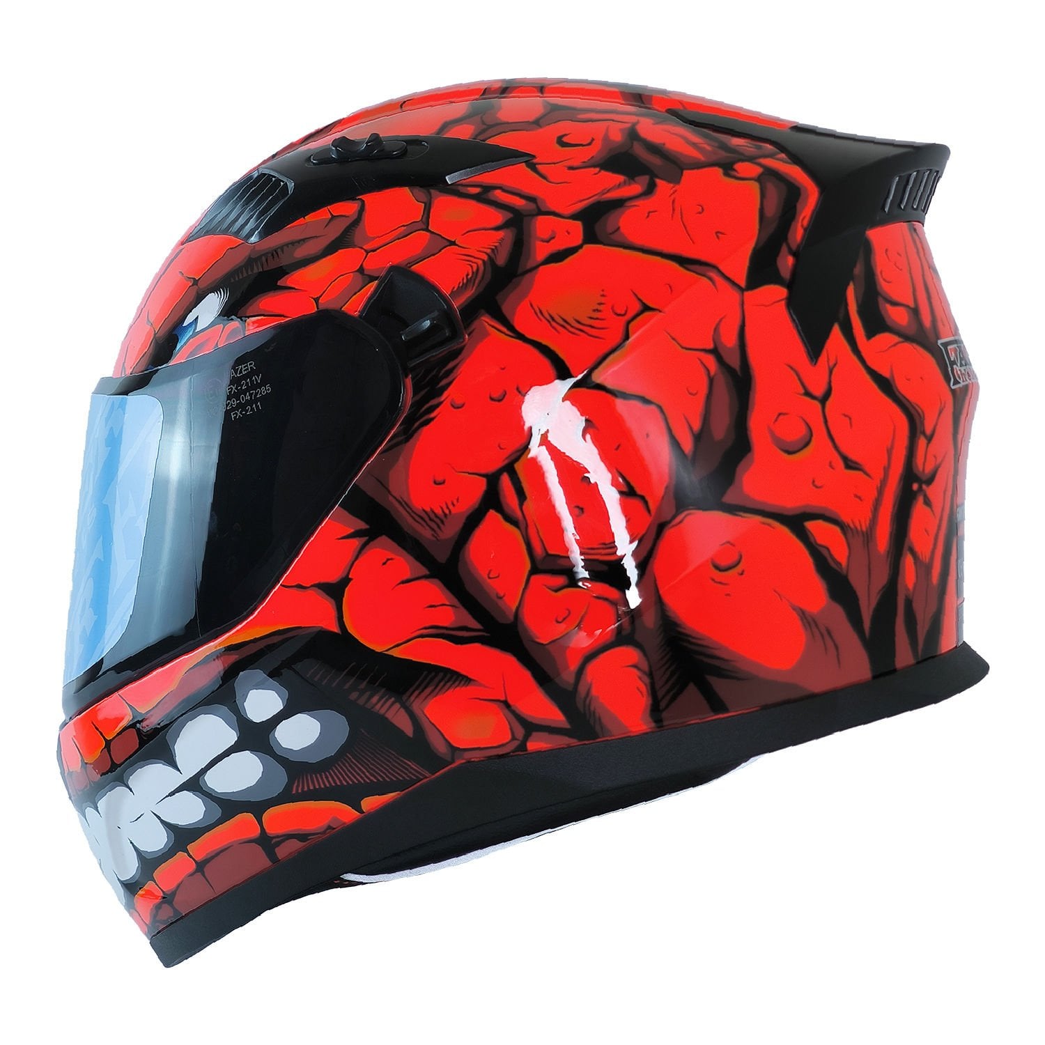 Fazer Fx-211 Fantastic  Red Kask