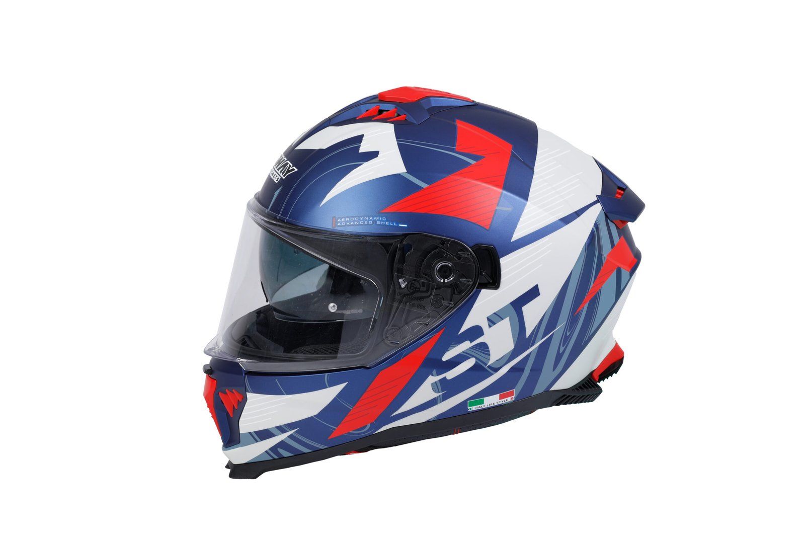 SWAY SW 865 ST Blue Red Kask
