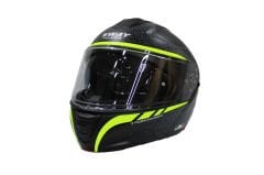 SWAY SW 917 STARS Matt Black Blue Çene Açılır Kask