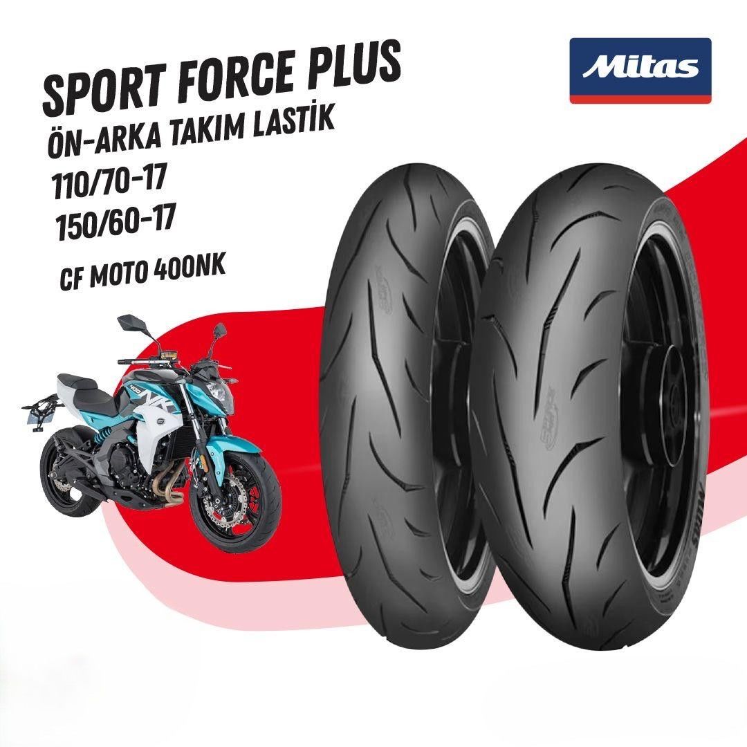 CF Moto NK400 Mitas SPORT FORCE + Takım 110/70-17 - 150/60-17