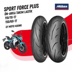 CF Moto NK400 Mitas SPORT FORCE + Takım 110/70-17 - 150/60-17