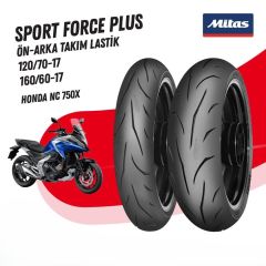 HONDA NC 750 X MİTAS SPORT FORCE + LASTİK TAKIMI