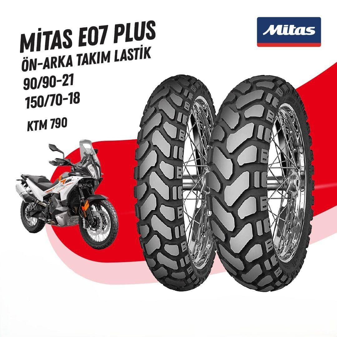 KTM 790 1000 90/90-21 - 150/70-18 E-07 Plus Ön - Arka Takım Lastik