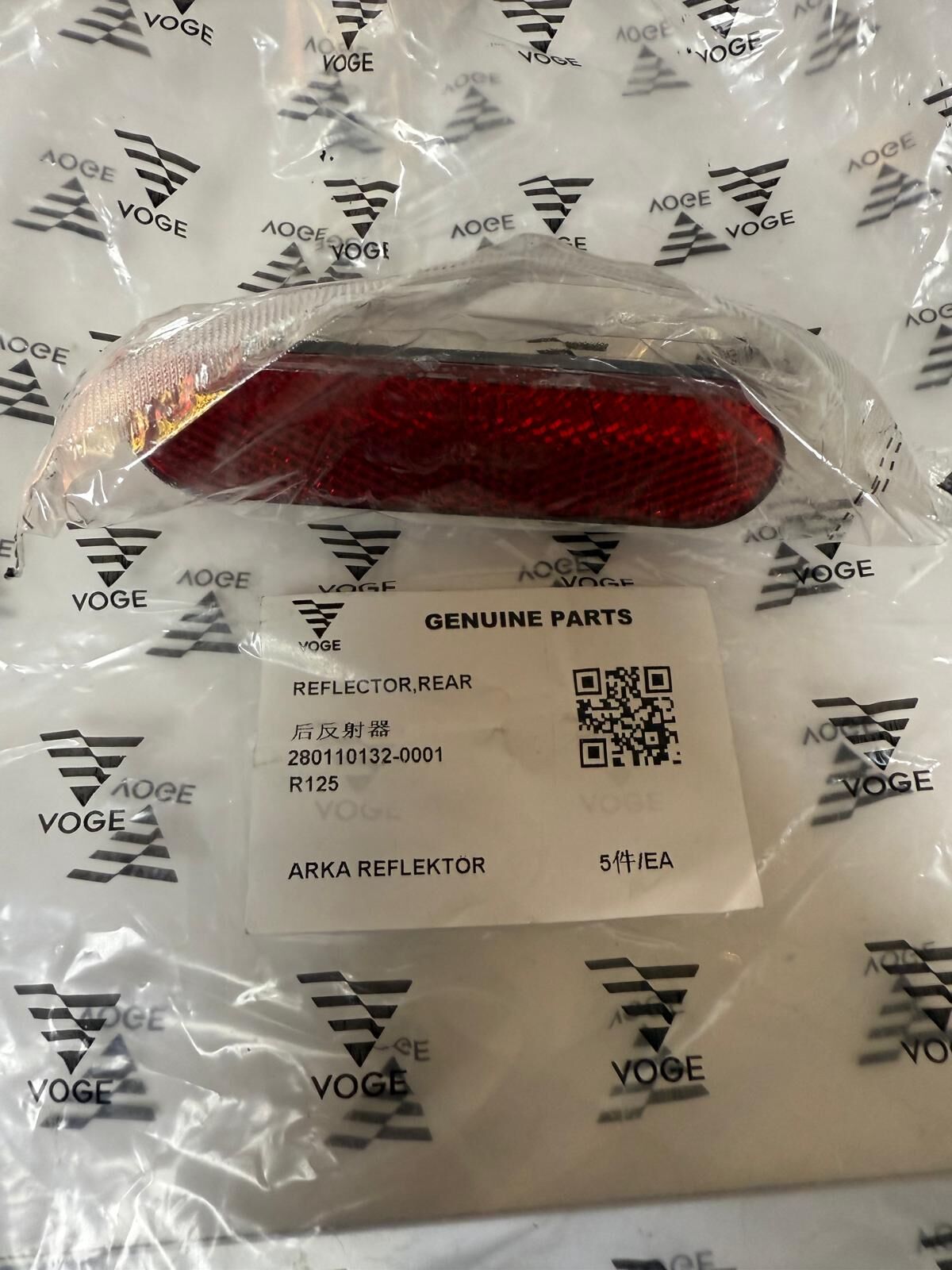 Voge Arka Çamurluk Reflektörü