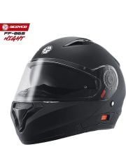 Scoyco FF-868 Nıght Mat Siyah Çene Açılır Güneş Vizörlü Kask