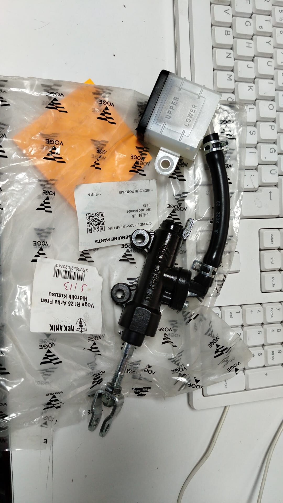 Voge R125 Arka Fren Merkezi Pompası