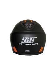 Mts M 966 V2  Çene Açılır Kask Orenge Gözlüklü