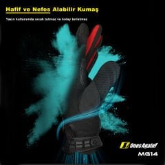 ONES AGAIN MG14 Siyah Yazlık Eldiven